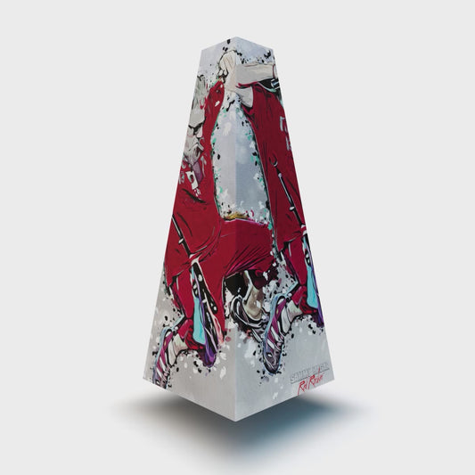 XOUNTS Soundsystem mit Sammy Hagar „Red Rocker“ Style Cover – dynamisches Artwork in leuchtendem Rot, inspiriert von Hagar's legendärem Bühnencharakter und Rock-Energie.