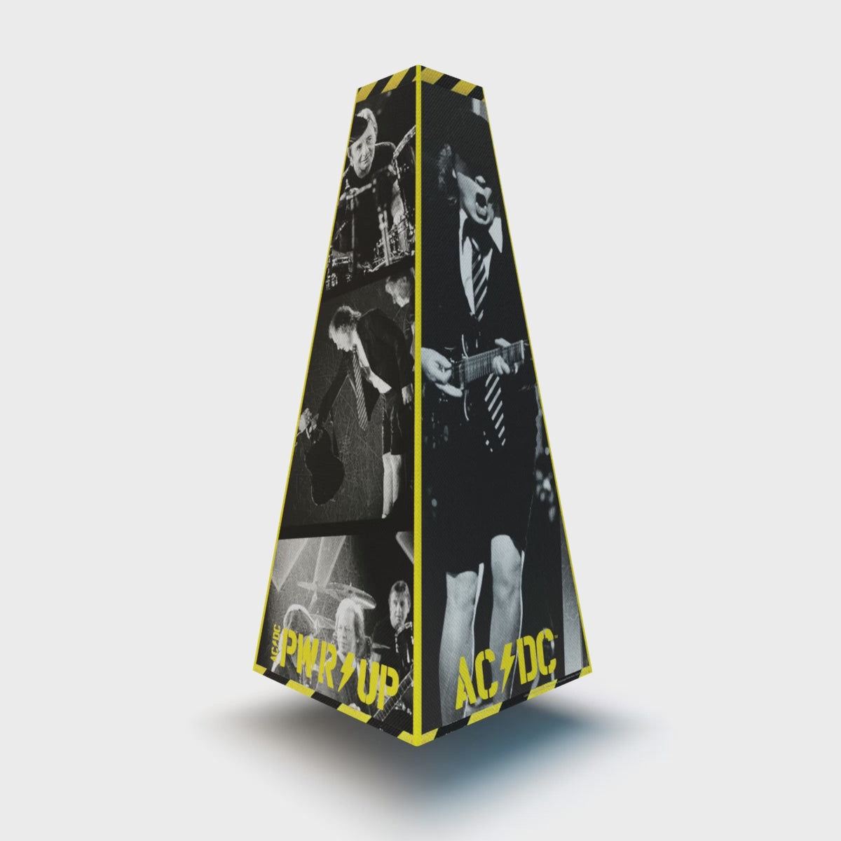 XOUNTS Soundsystem mit AC/DC Style Cover Live – rockiger Design Lautsprecher mit offizieller AC/DC-PWR/UP  für Musikfans und energiegeladenes Wohnambiente