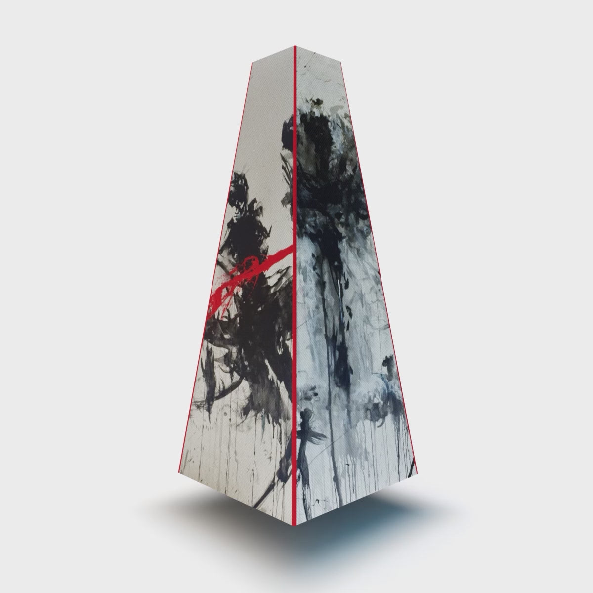 XOUNTS Soundsystem mit Rob Prior „Dynastie Defender“ Style Cover – energiegeladenes Kunstwerk des Star-Illustrators mit dynamischer Krieger-Szene in asiatisch inspiriertem Stil.