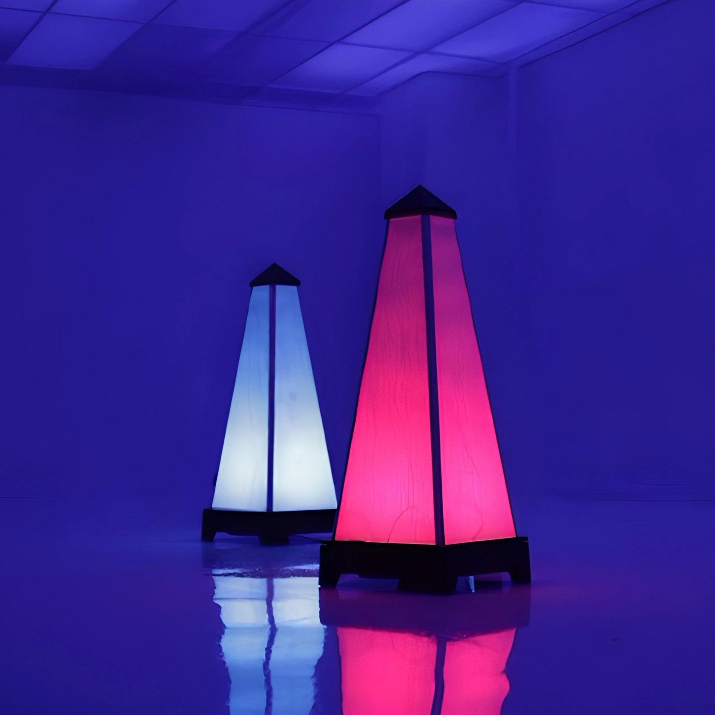 Blue and Pink Glowing XOUNTS