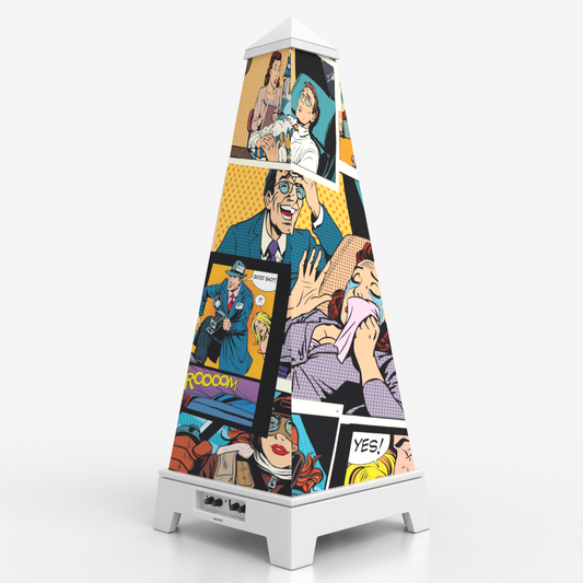 XOUNTS Soundsystem White – Anni Carlson Edition – Comic Style Cover