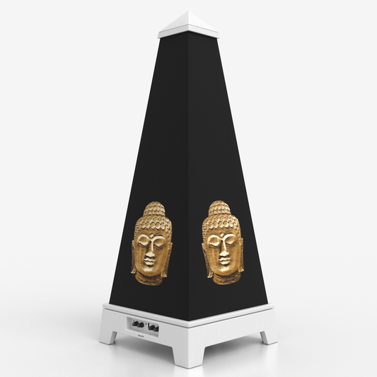 XOUNTS Soundsystem White – Classic Style – Buddha Gold Cover