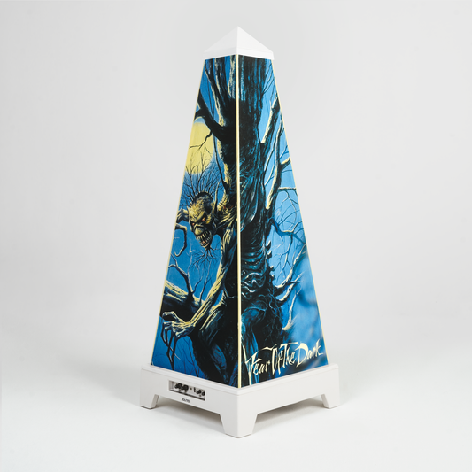 XOUNTS Soundsystem weiß mit Iron Maiden Fear Style Cover