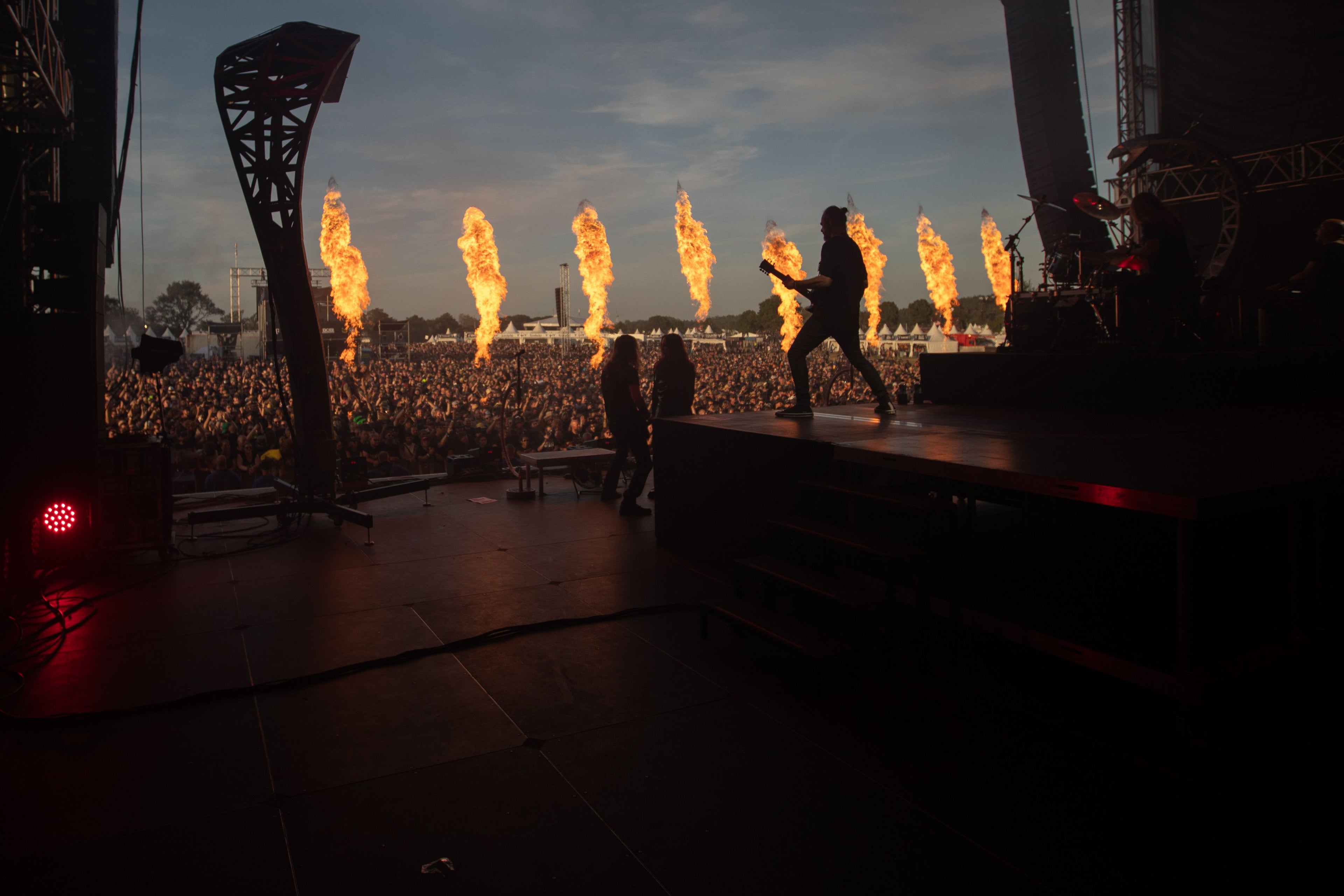 Auf der Bühne vom Wacken Festival