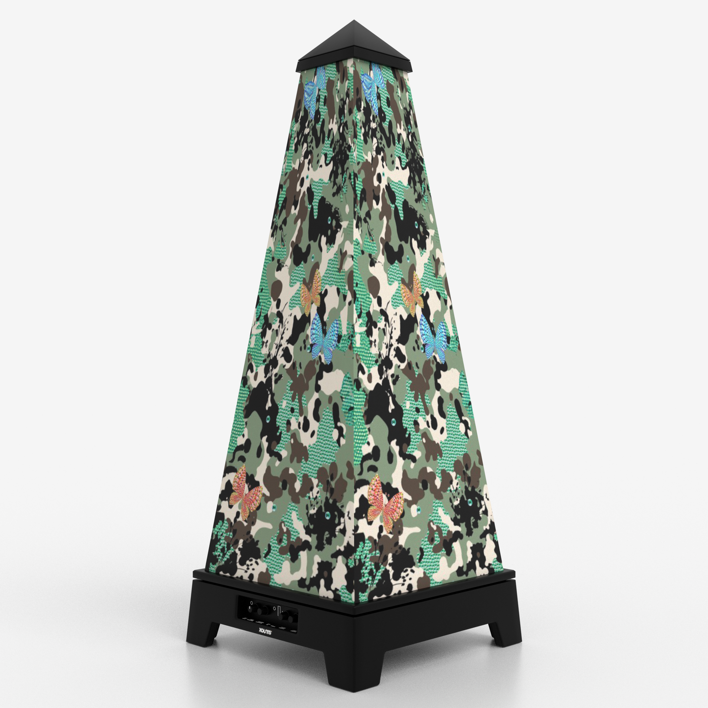 XOUNTS Soundsystem Black – Anni Carlsson Edition – Camo Butterfly Style Cover
