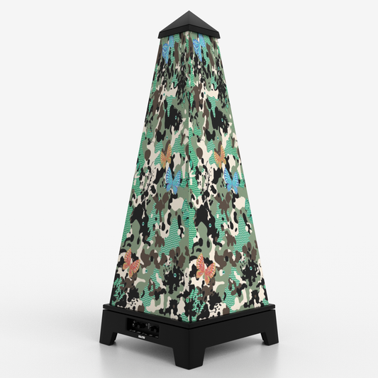 XOUNTS Soundsystem Black – Anni Carlsson Edition – Camo Butterfly Style Cover