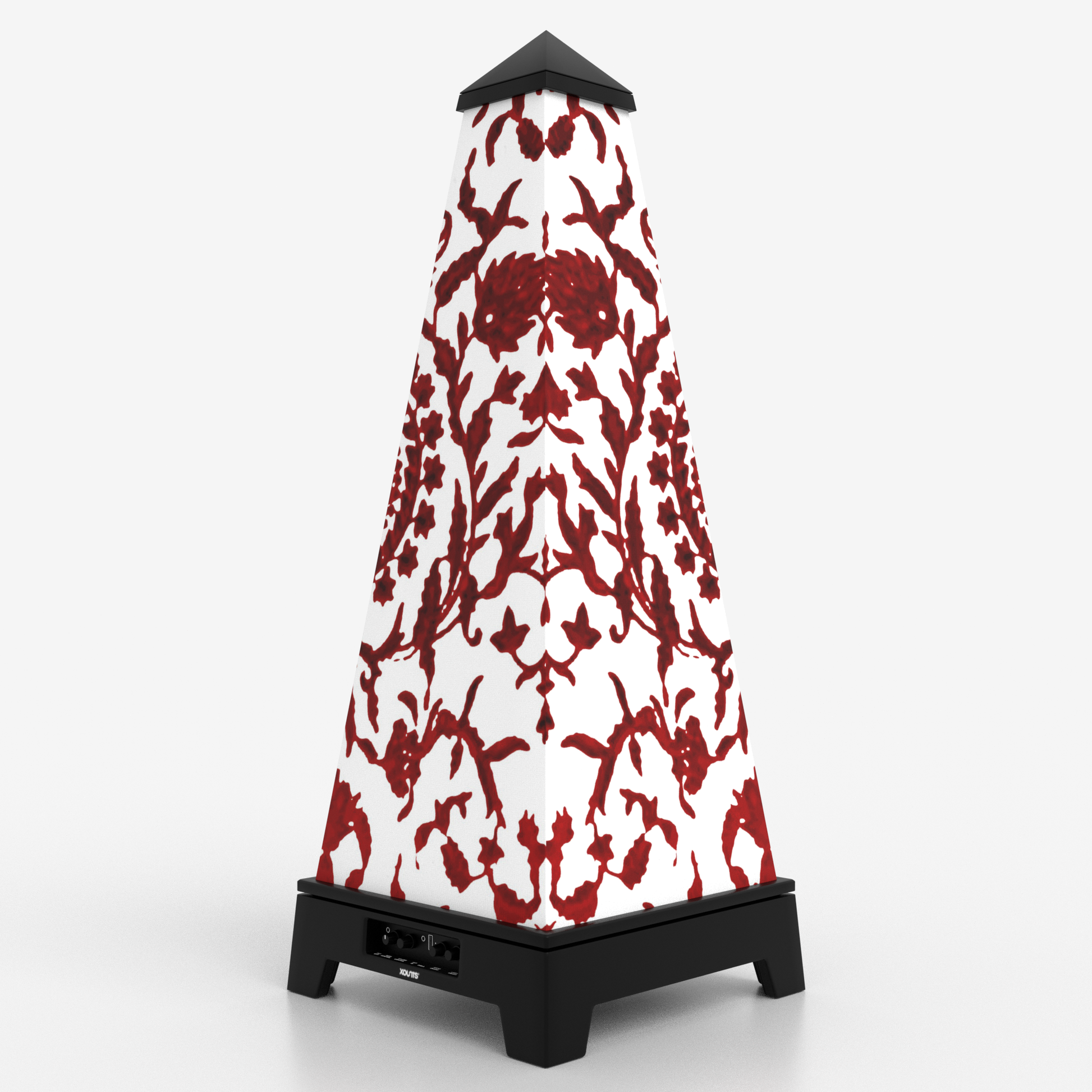 XOUNTS Soundsystem Black – Classic Style – Red Tendris Cover