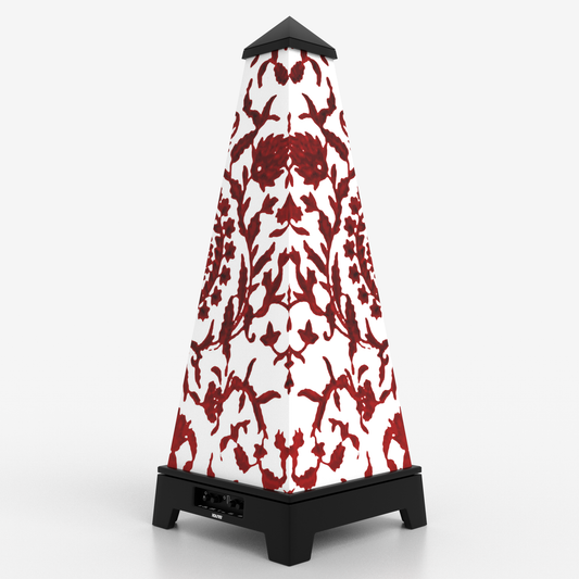 XOUNTS Soundsystem Black – Classic Style – Red Tendris Cover