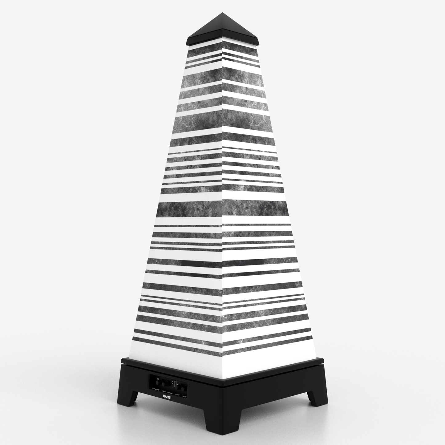 XOUNTS Soundsystem Black – Classic Style – Vintage Stripes Cover