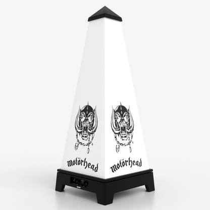 XOUNTS Style Cover Motörhead Warpig Style auf schwarzer Base – ikonisches schwarz-weißes Warpig-Logo für das XOUNTS Soundsystem