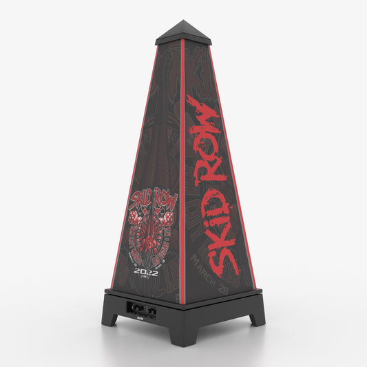 XOUNTS Soundsystem Schwarz - Skid Row Edition – Sin City Style Cover  – 360° Sound & Licht