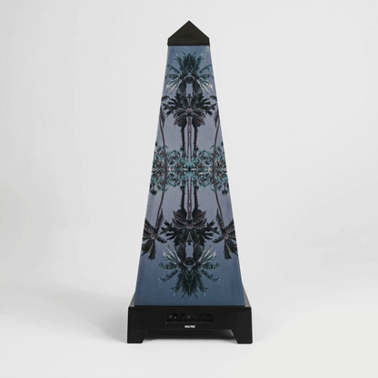 XOUNTS Soundsystem mit Abstract Style Cover „Palm Springs“ in Schwarz