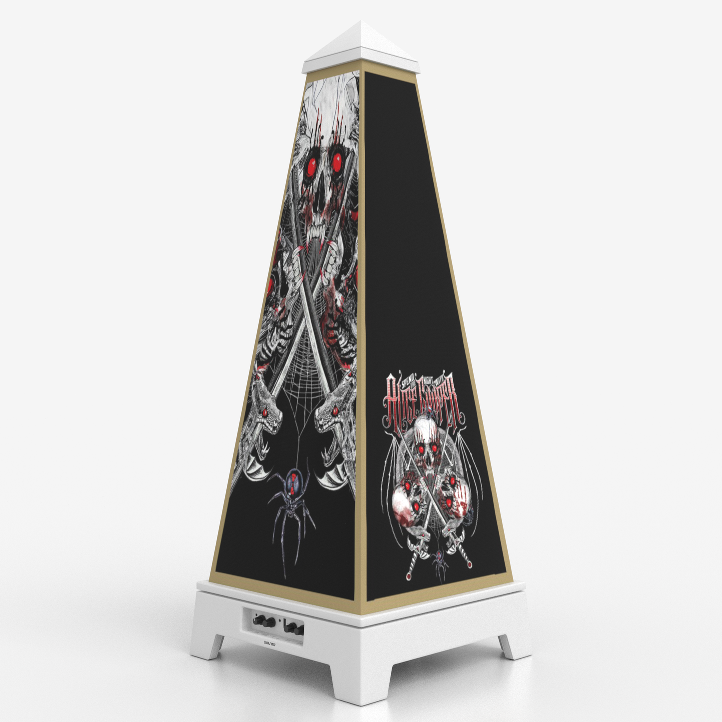 XOUNTS Soundsystem White – Alice Cooper Edition – Ghul Style Cover