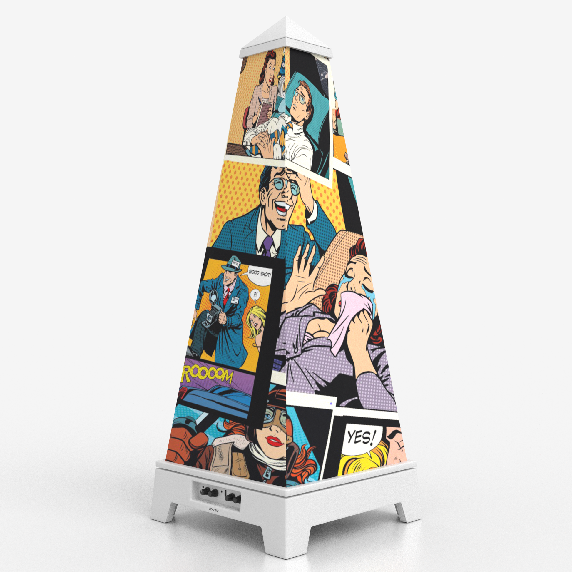 XOUNTS Soundsystem White – Anni Carlson Edition – Comic Style Cover