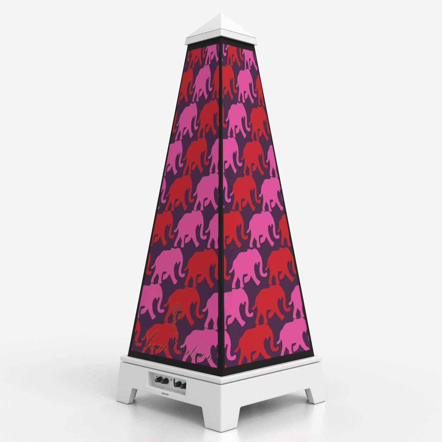 XOUNTS Soundsystem White – Anni Carlson Edition – Pink Elephant Style Cover