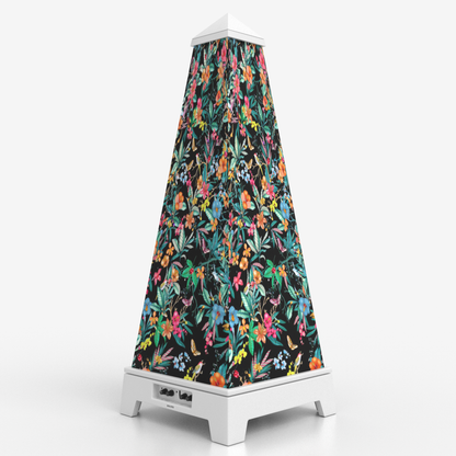 XOUNTS Soundsystem White – Anni Carlson Edition – Black Garden Style Cover