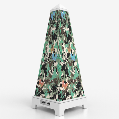 XOUNTS Soundsystem White – Anni Carlsson Edition – Camo Butterfly Style Cover
