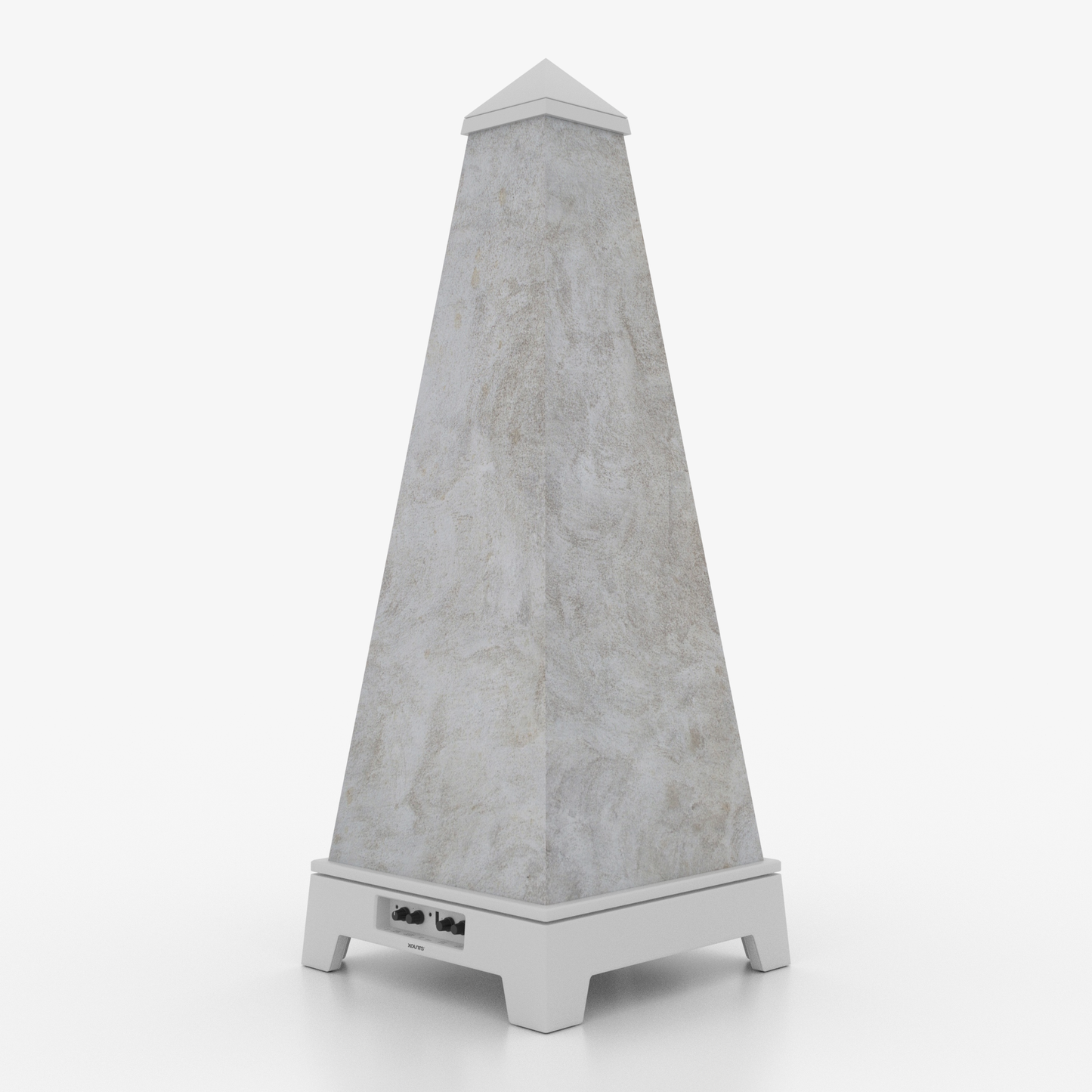 XOUNTS Soundsystem Weiß – Classic Style – Concrete Cover in Betonoptik