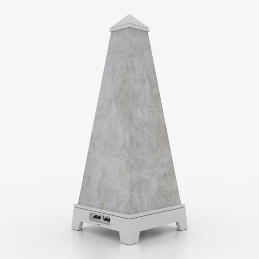 XOUNTS Soundsystem Weiß – Classic Style – Concrete Cover in Betonoptik