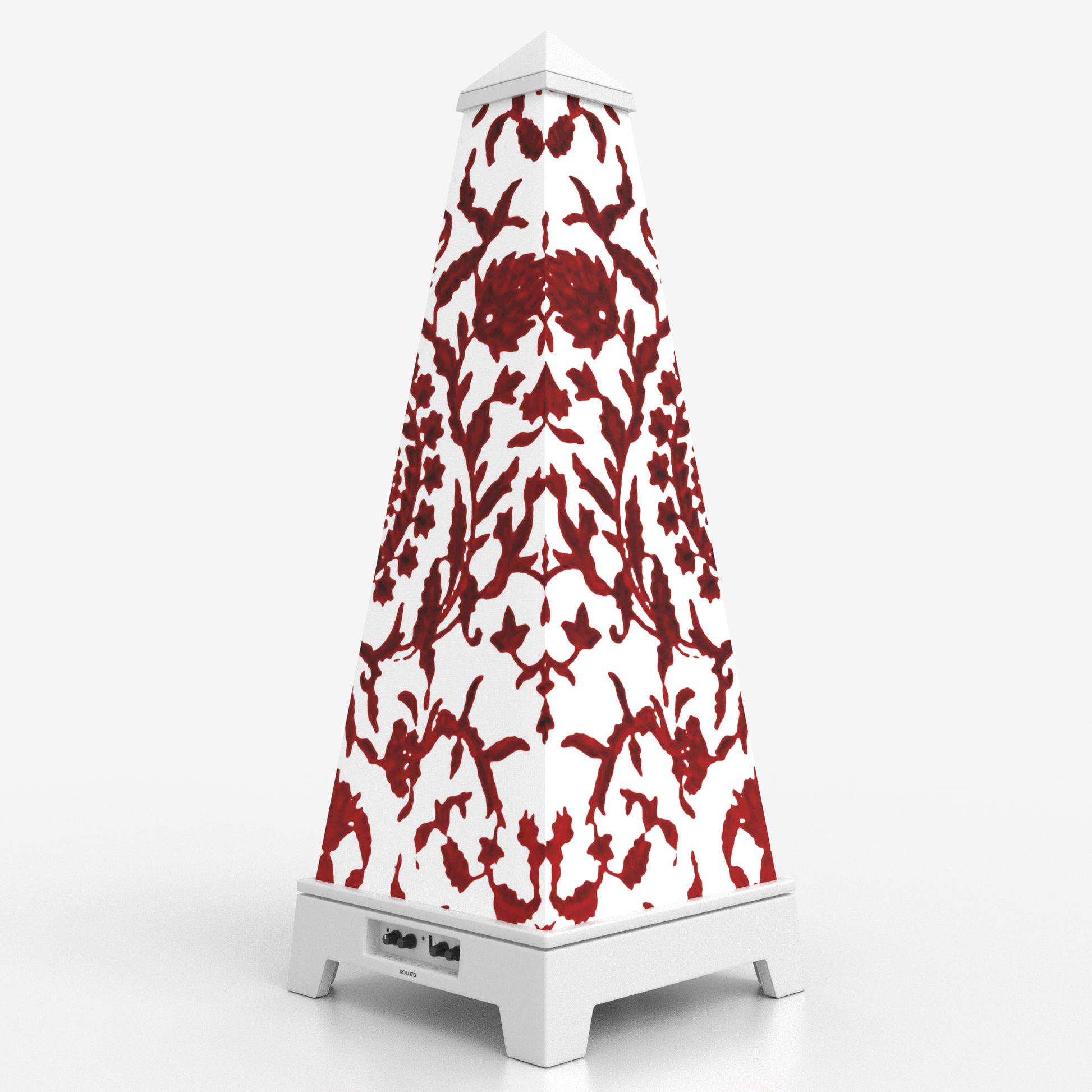 XOUNTS Soundsystem White – Classic Style – Red Tendris Cover