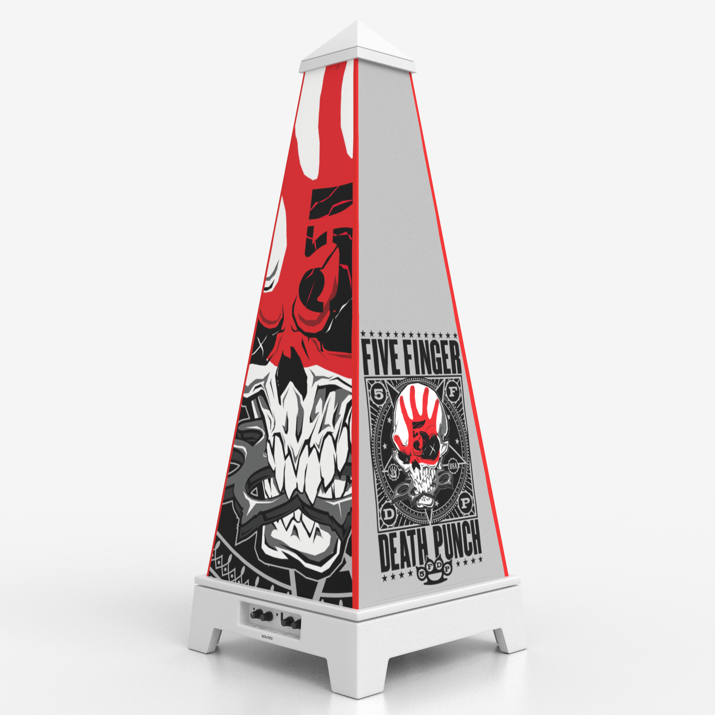 XOUNTS Soundsystem White – Five Finger Death Punch Edition – Nemesis Style Cover